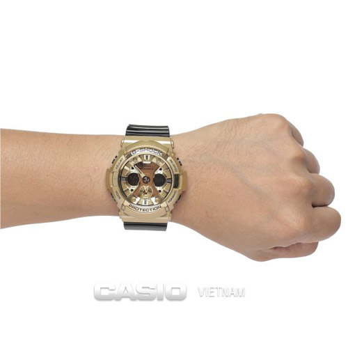 Đồng hồ Casio G-Shock GA-200GD-9B2 Dây nhựa chắc chắn Chống thấm nước cao